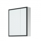 Зеркало-шкаф Corozo Corozo Айрон 60 8620 Черный Белый